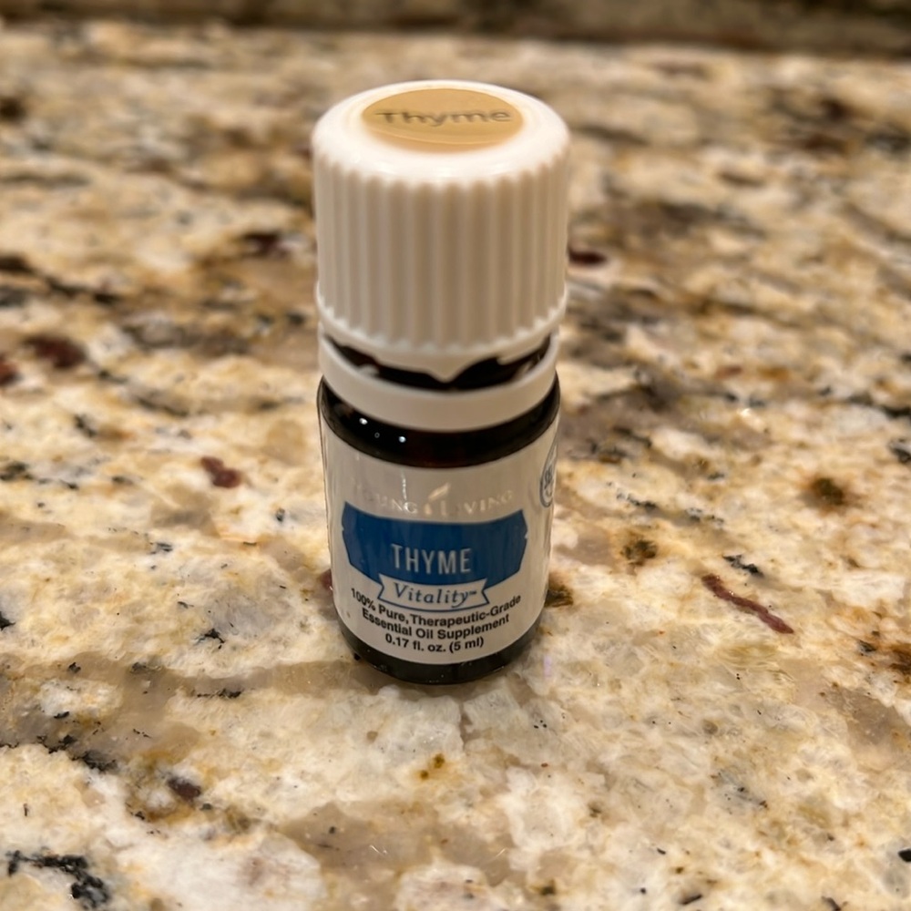 Young LivingThyme Vitality 5ml - opened to smell